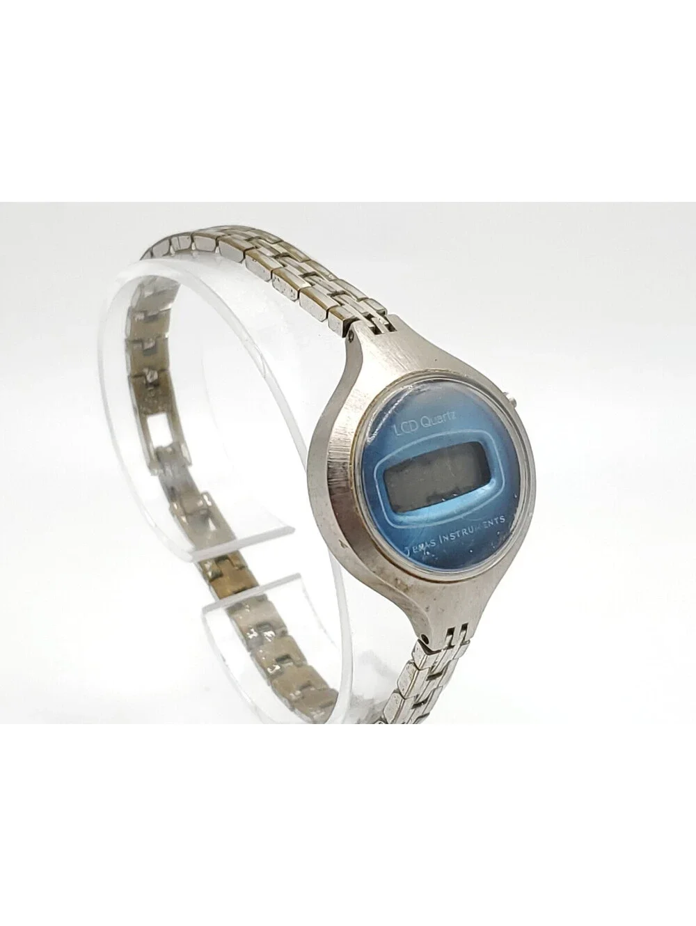 Vintage Ti Texas Instruments LCD Quartz Womens  Watch For Parts Or Repair